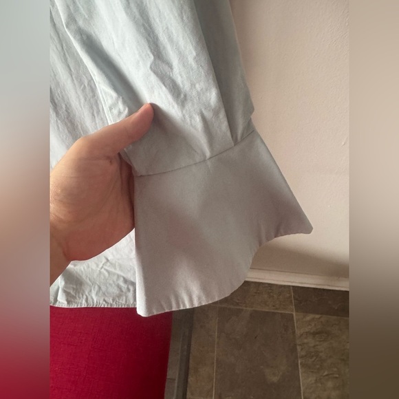 Light Blue Button-Up Dress - Picture 7 of 16